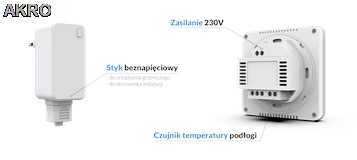 Sterownik TECH ST-297Z V2 Biały bezprzewodowy